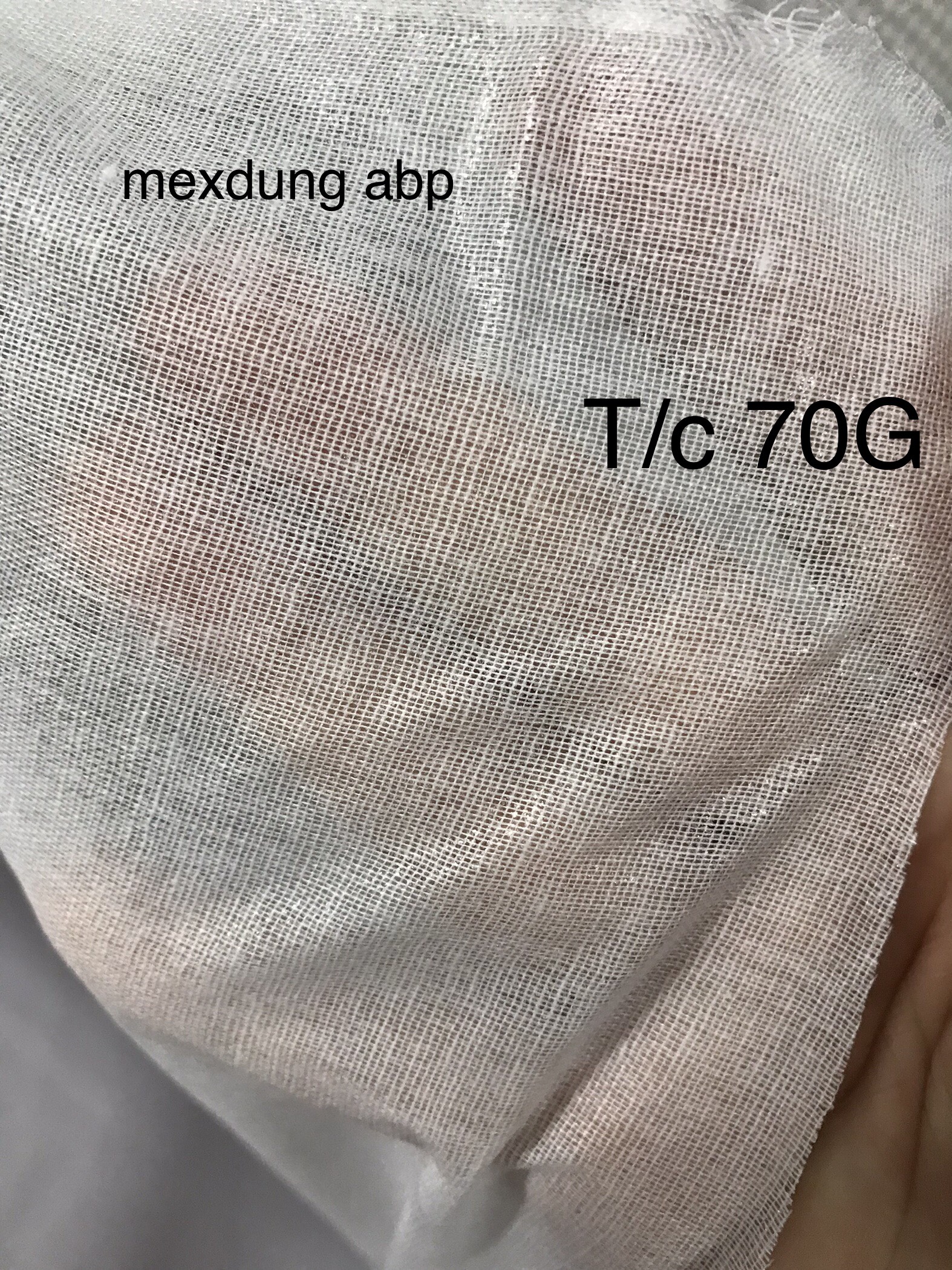 Keo vải T/C mềm (mex vải T/C , mếch vải T/C )