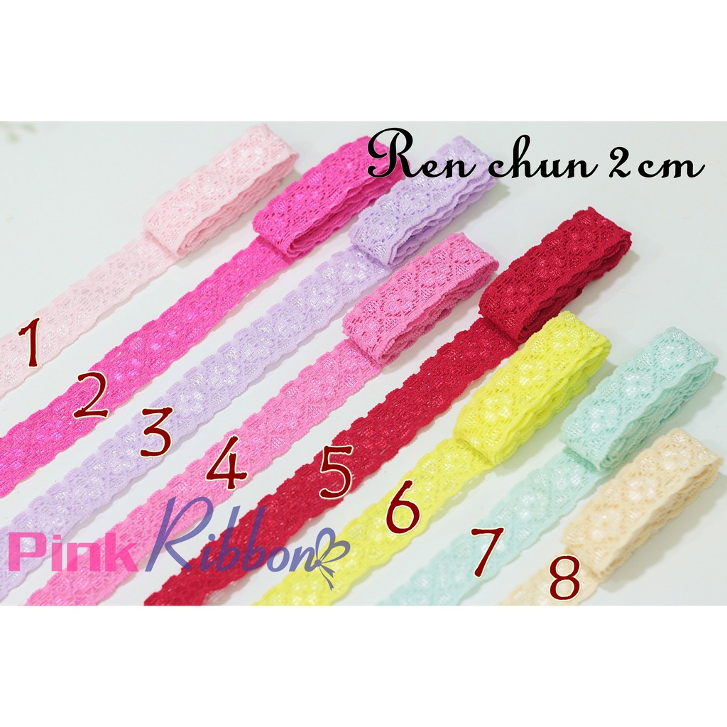 Thun ren 2cm - cuộn 5m