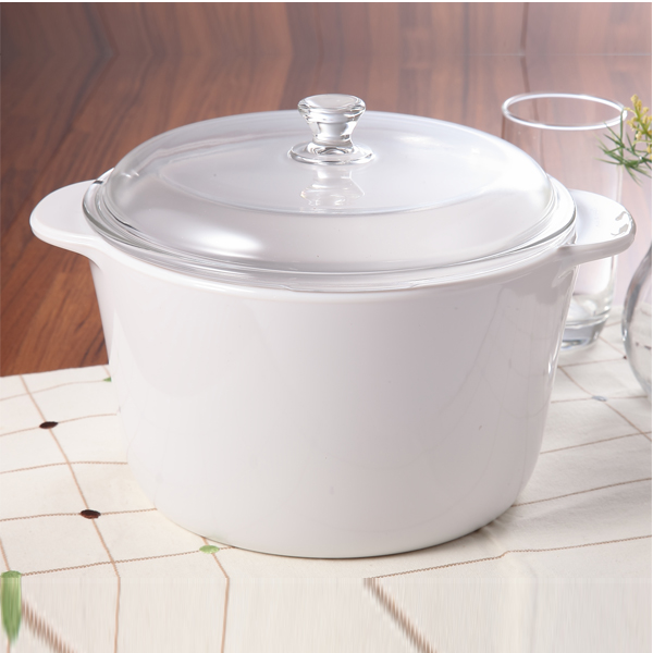 Nồi thủy tinh Luminarc Vitroline dung tích 3L, dùng bếp ga, hồng ngoại, sản xuất tại Pháp, bảo hành 10 năm - C6319