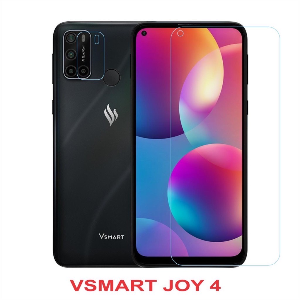 Kính cường lực Vsmart Joy 4 trong suốt 9H+