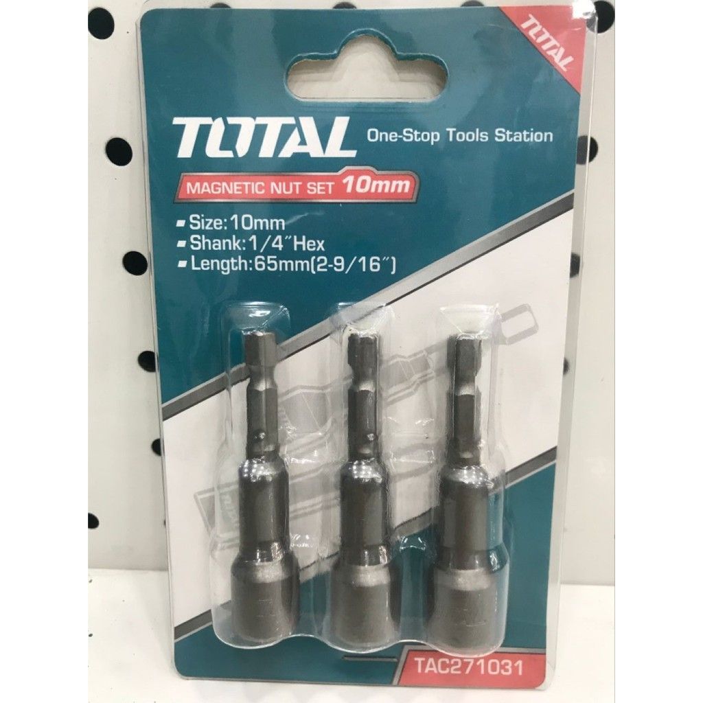 10mm bộ mũi bắn tôn 1/4" total tac271031 - có từ