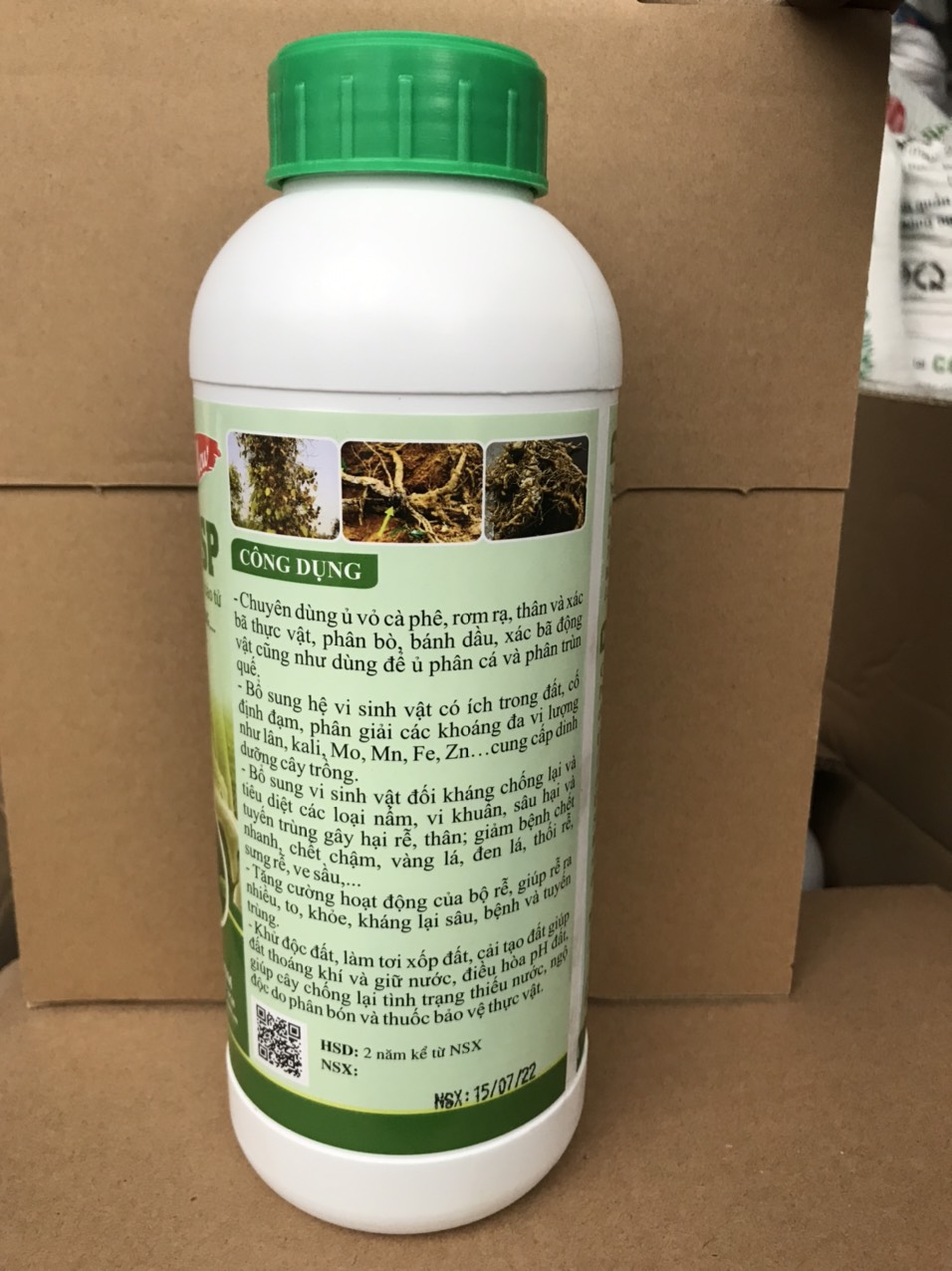 Nấm Trichoderma dạng nước chai 1 lít