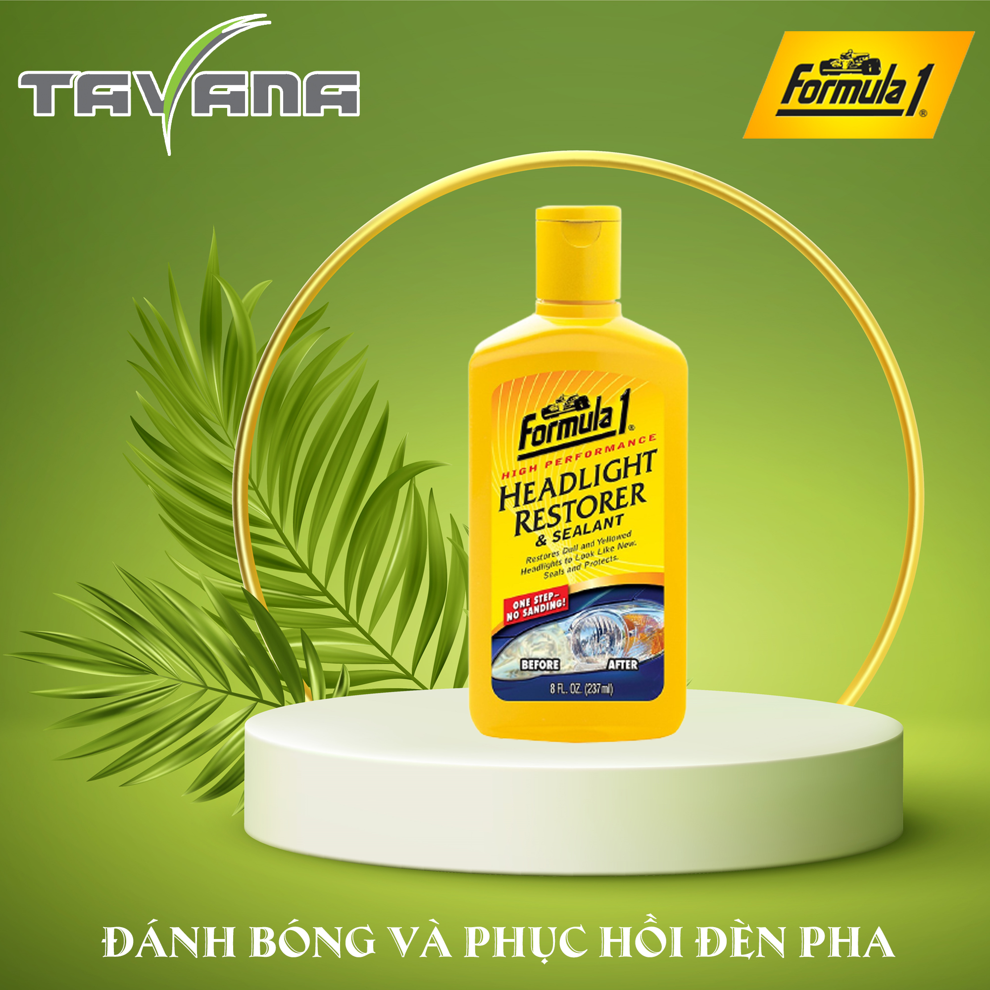 Đánh bóng và phục hồi đèn pha FORMULA 1 615874 237ml ( Hàng Mỹ)