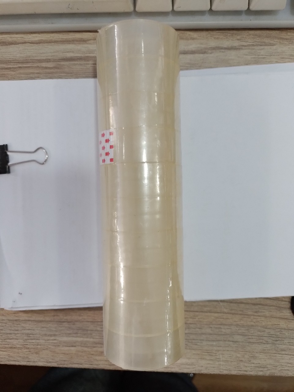 Băng keo văn phòng 18mm-18yard 1 cây (10 cuộn)