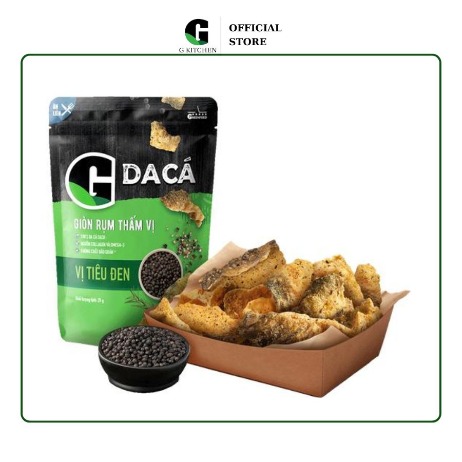 Da cá vị tiêu đen G 25g thương hiệu G Kitchen