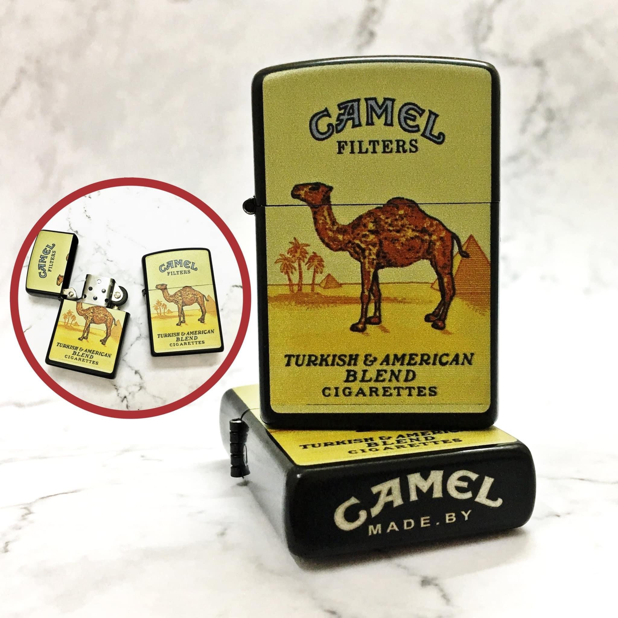 [HCM] Bộ 4 Bật Lửa Zippo Hình Logo Các Loại