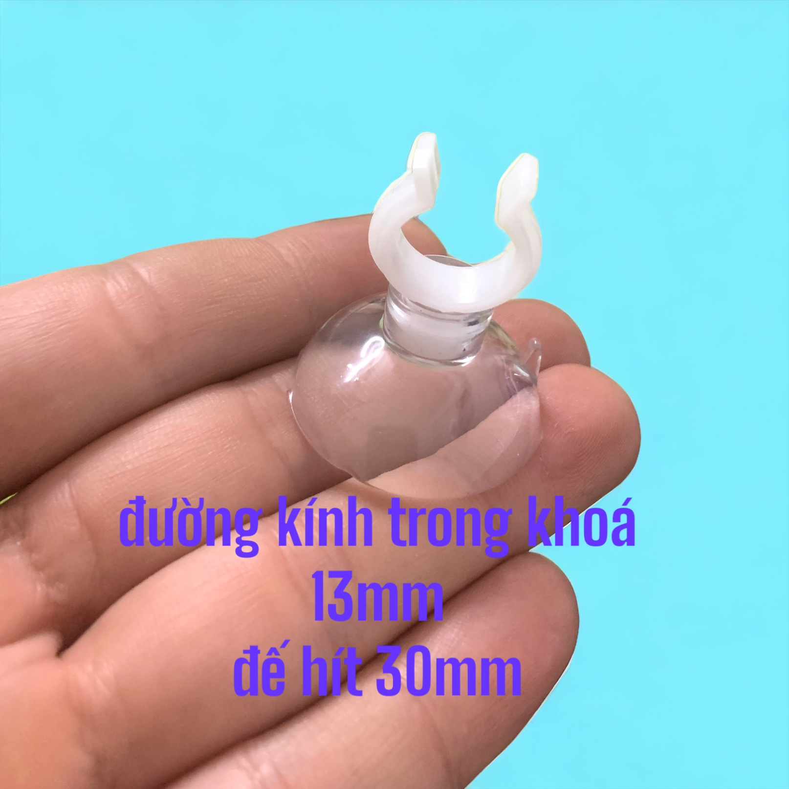 Hít kẹp ống, núm hít kính giữ ống