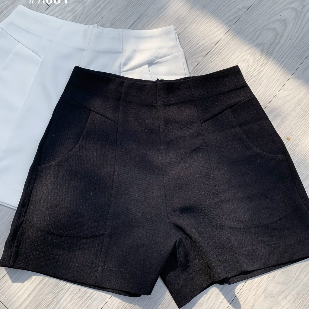 Quần Short Cạp Cao Công Sở