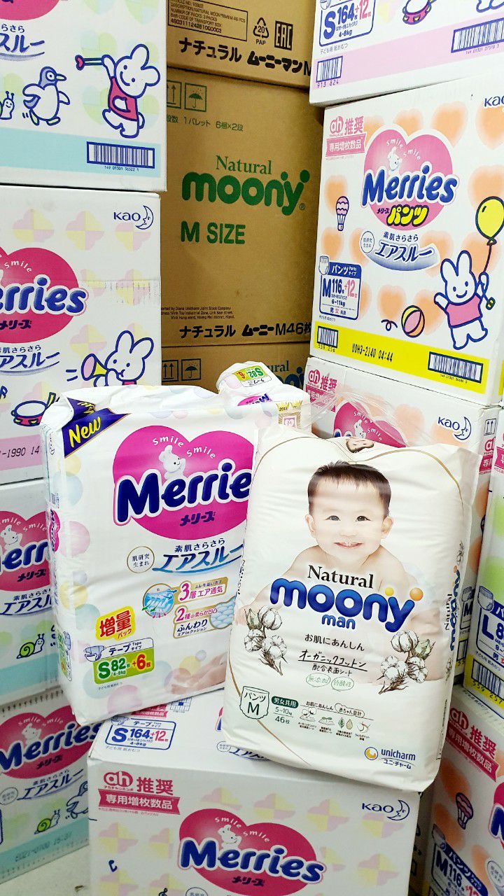 Bỉm Merries nội địa Nhật