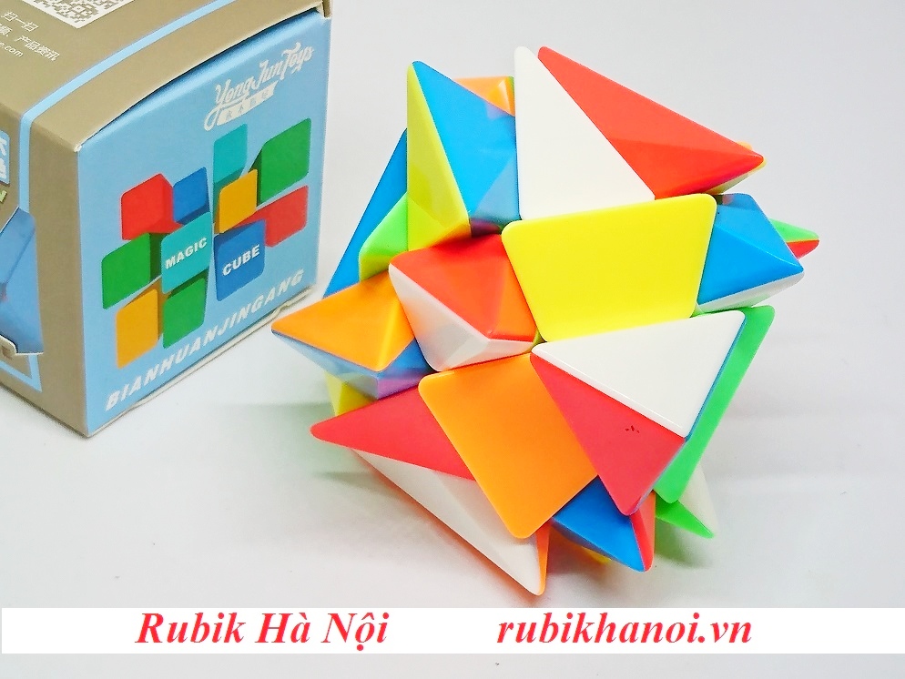 Rubik Axis YongJun Đen Và Stickerless