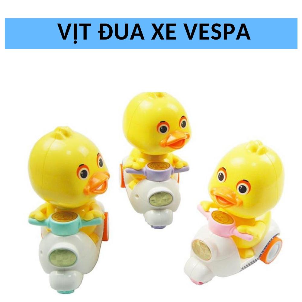 Đồ chơi Vịt đua xe vespa đồ chơi hot