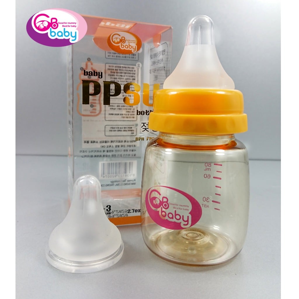 BÌNH SỮA PPSU GB-BABY CỔ HẸP 80ML/120ML/270ML