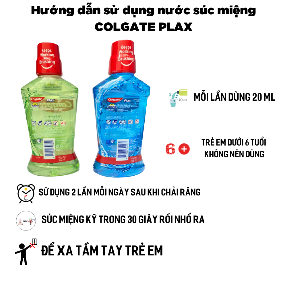 Nước súc miệng diệt khuẩn Colgate