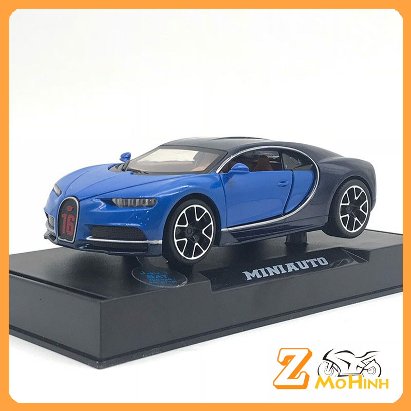 XE MÔ HÌNH TĨNH siêu xe Bugatti Chiron - MINIAUTO tỷ lệ 1:32