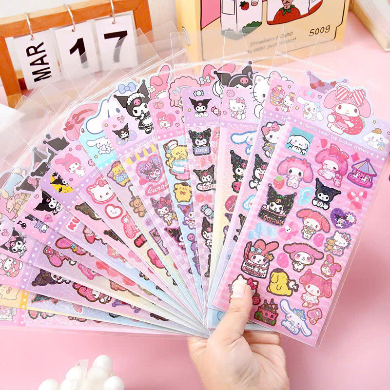 Sticker Capybara, Labubu, Sanrio Nhãn Dán Hoạt Hình