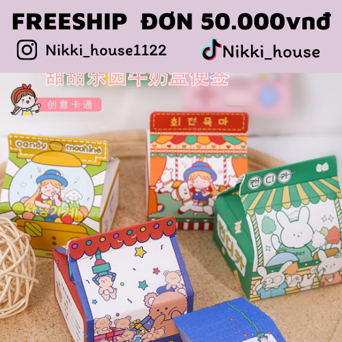 Hộp giấy note nhiều màu