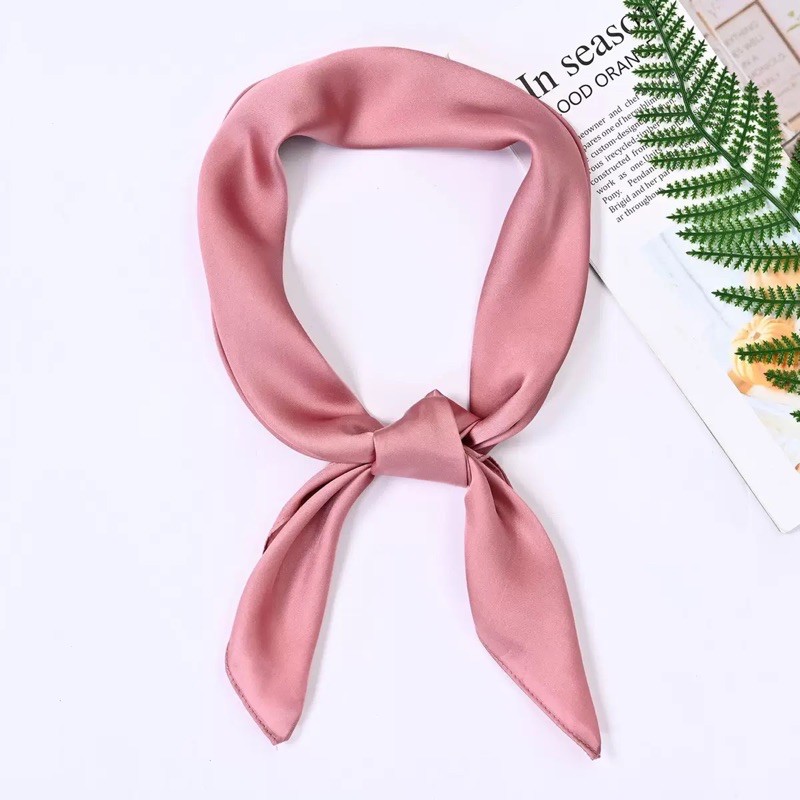 [HCM]Khăn lụa vuông size 70x70cm