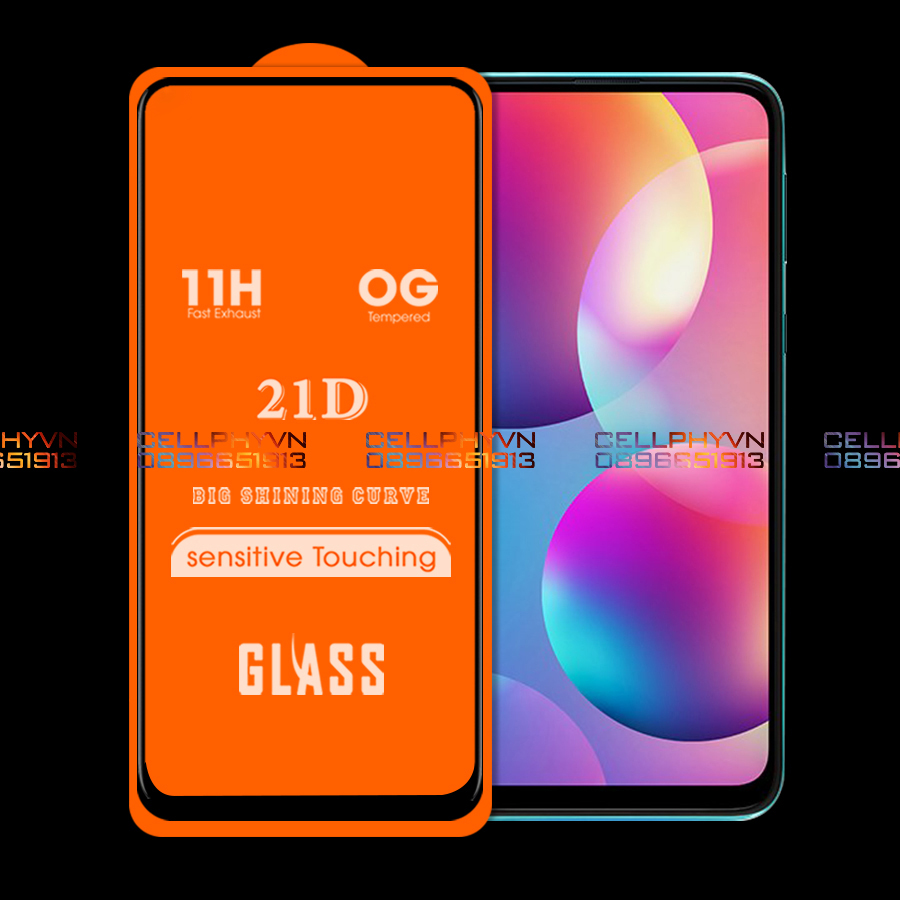 Kính Cường Lực Full Màn Hình 21D Dành Cho Vsmart Joy 4