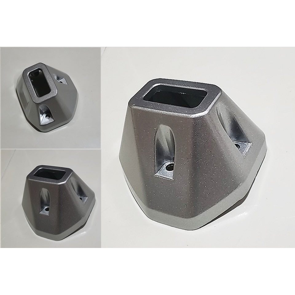 Chụp đuôi pô vario 18 sơn bạc