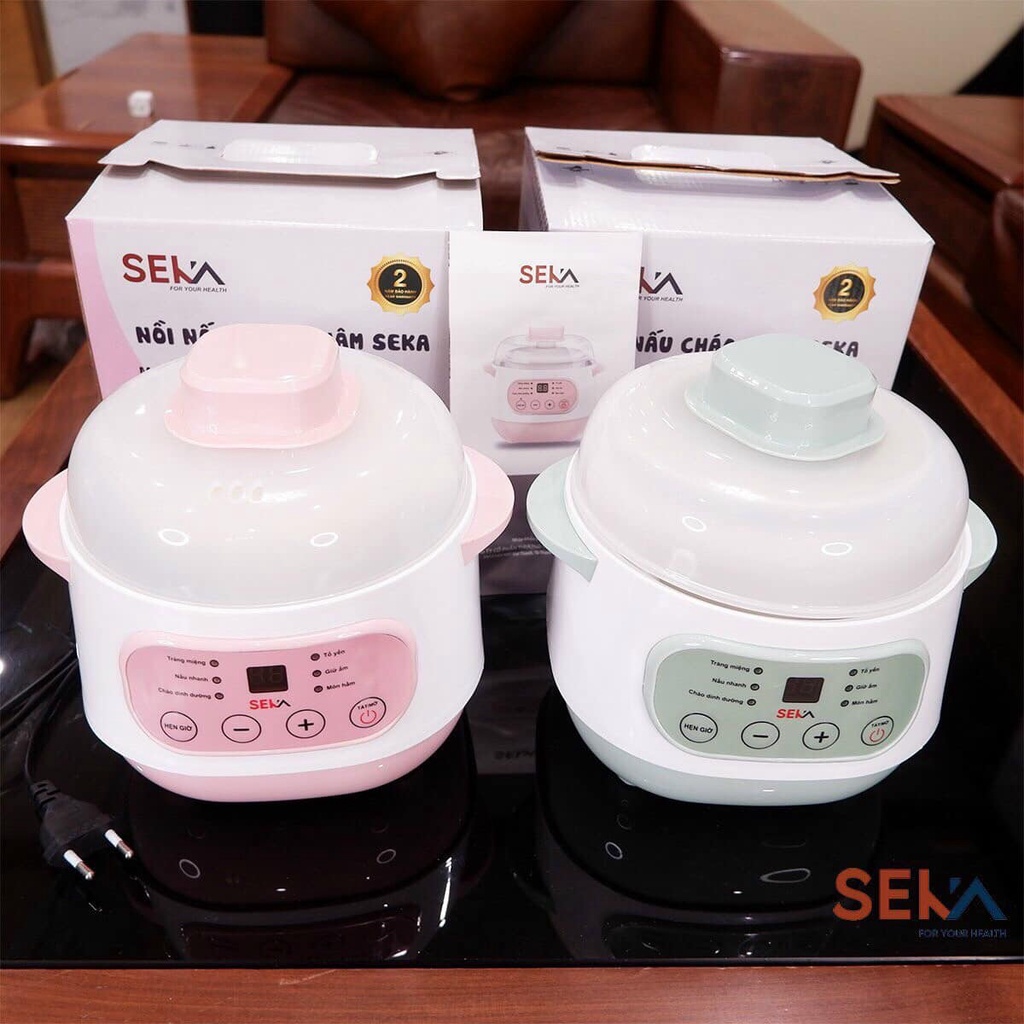 Nồi nấu chậm, Nồi đa năng, Nồi nấu cháo chậm KAW-SK 1L, 2L cho bé ăn dặm đa năng tiện lợi – Hàng chính hãng – Bảo hành 12 tháng