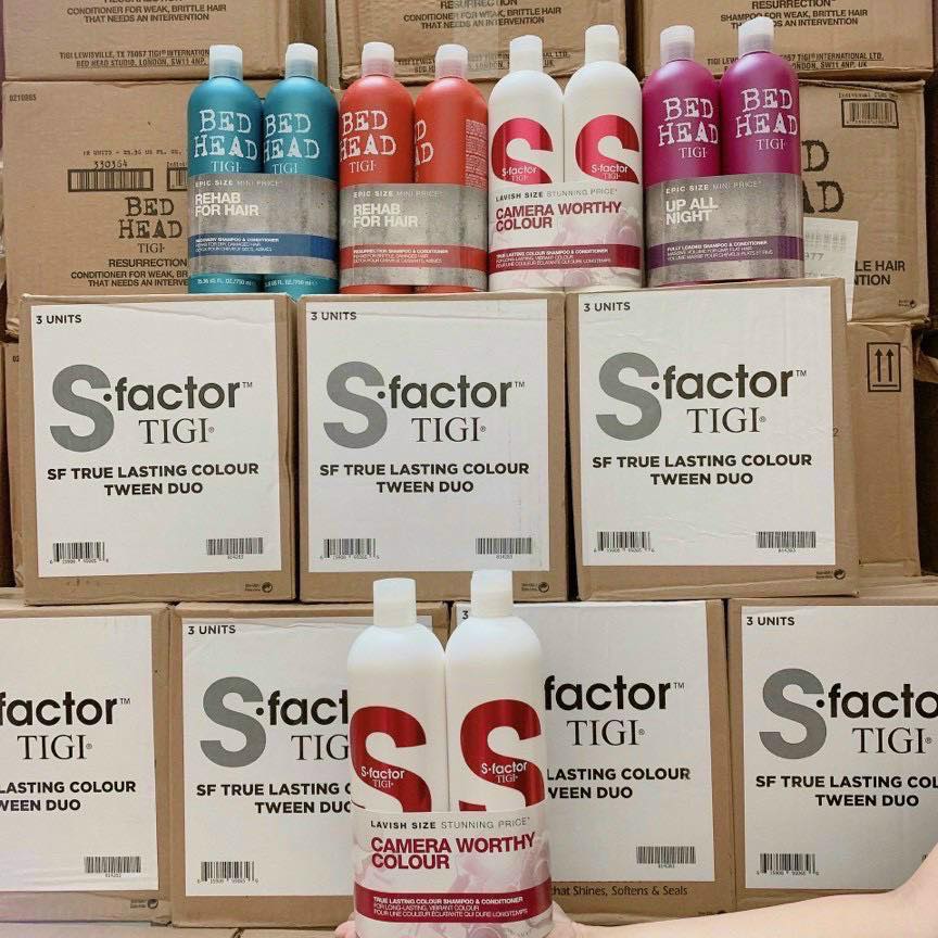 Cặp Gội Xả Tigi Trắng Tigi S Factor Cao Cấp Mới Hàng Anh 750ML * 2