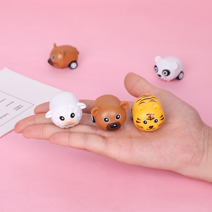 [HCM]Thú mini đồ chơi xe dây cót hoạt hình dễ thương