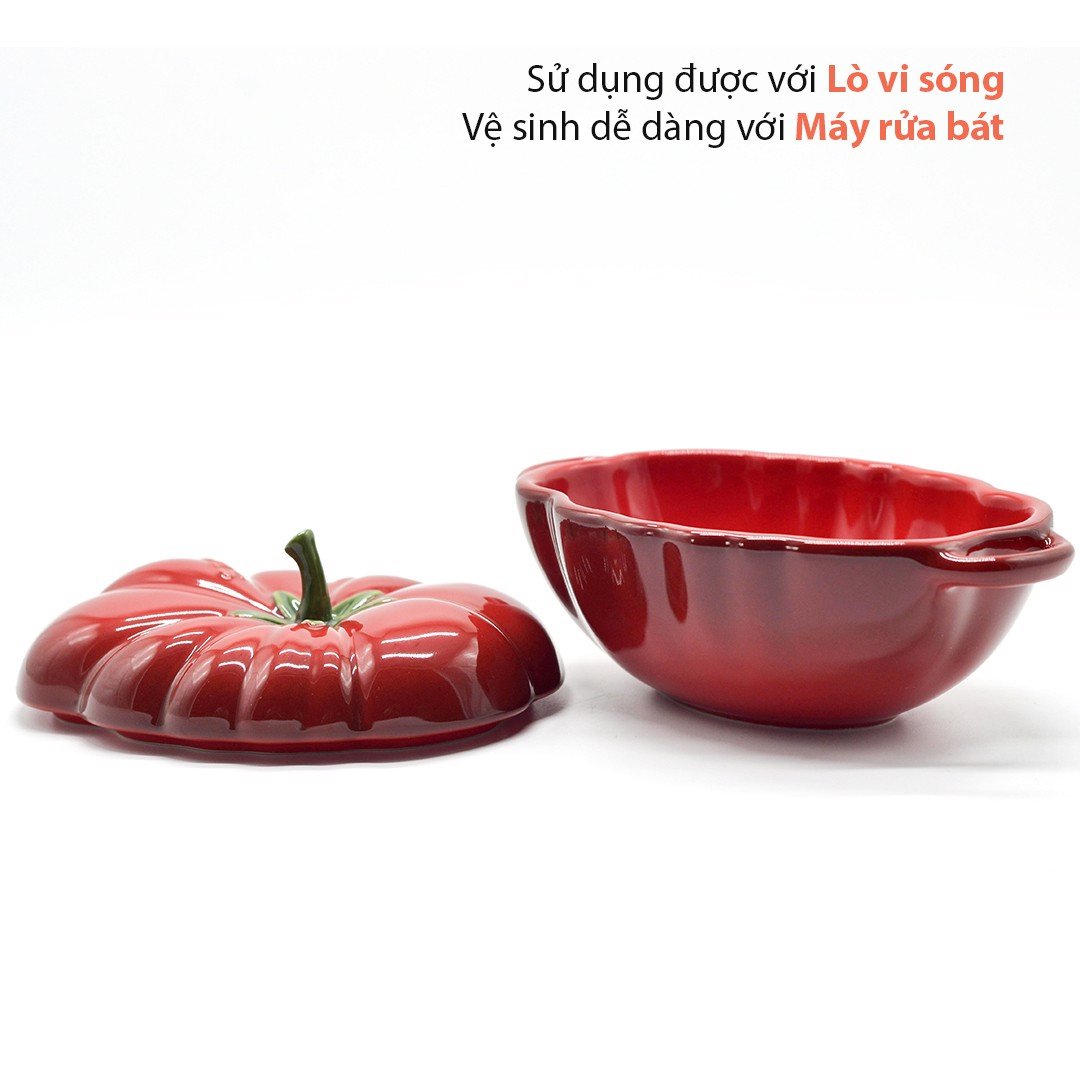 Bát Staub cà chua màu đỏ 19cm