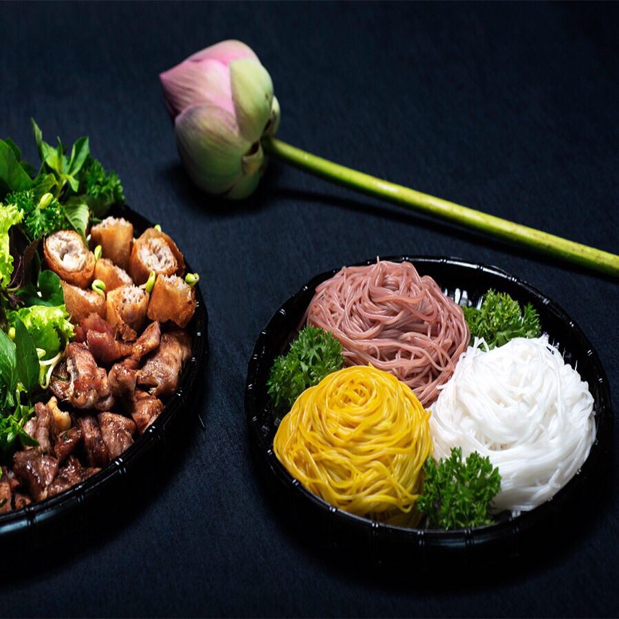 Bún tươi gạo trắng Food for You 300gr/gói, brand Mekong cũ (tầm 1kg bún tươi)