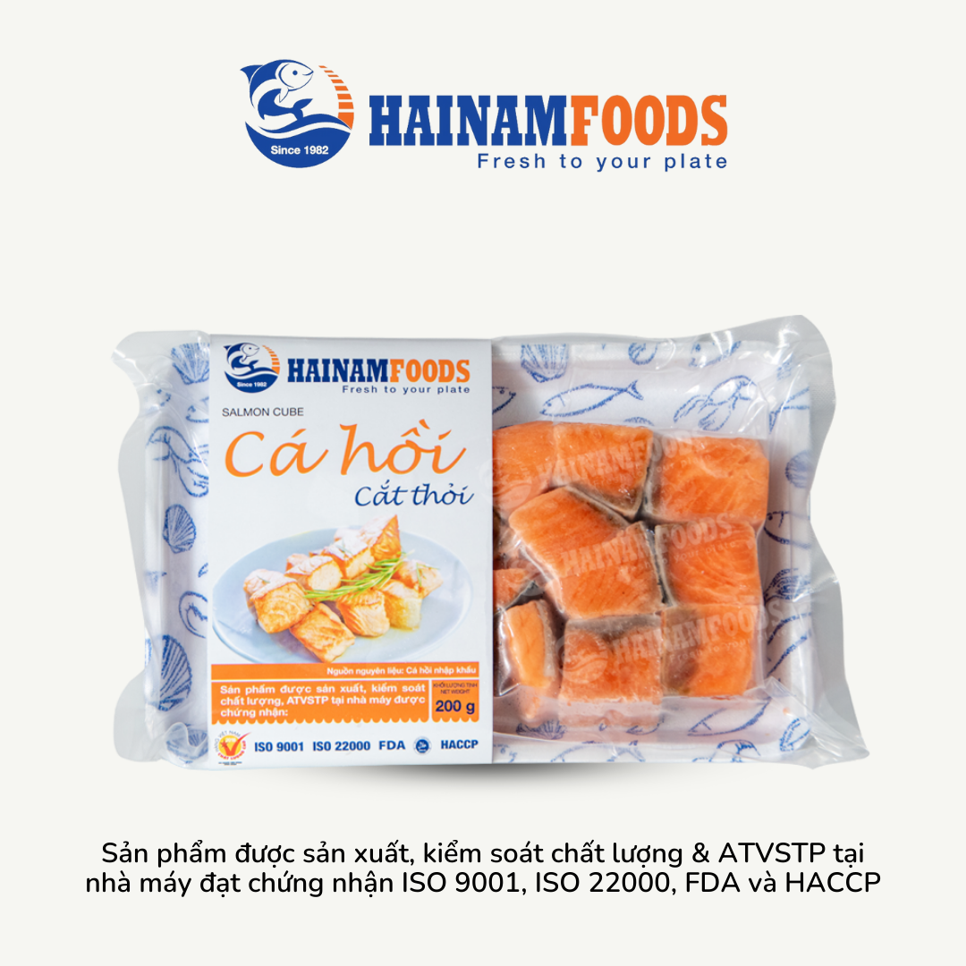 CÁ HỒI CẮT THỎI HẢI NAM FOODS