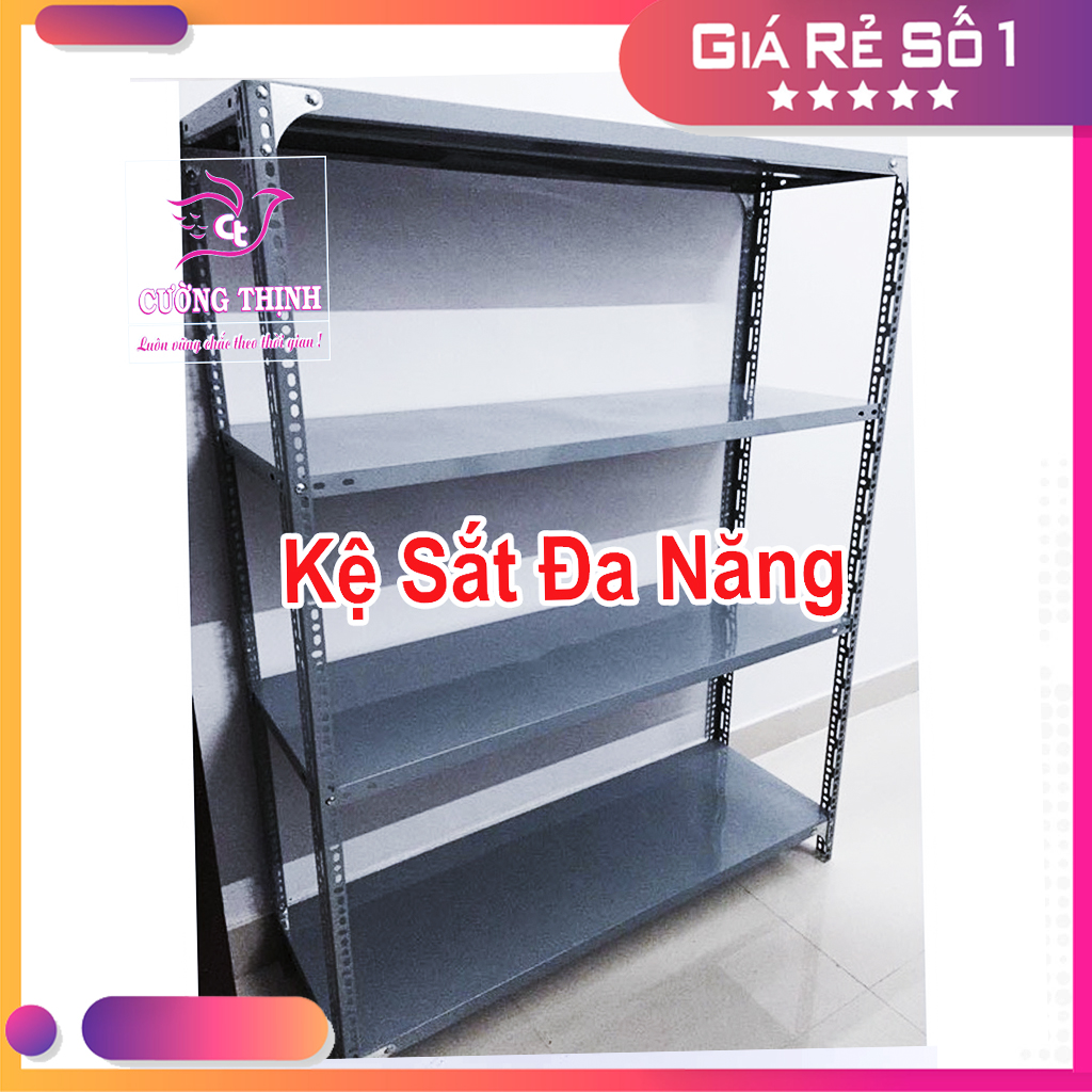 KỆ SẮT ĐA NĂNG 4 TẦNG, C150 x D120 x R40