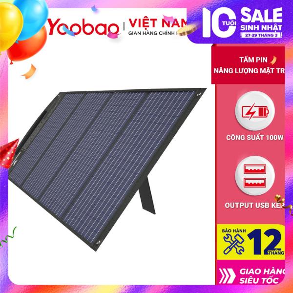 Tấm pin năng lượng mặt trời YOOBAO Solar Panel - Công suất 100W
