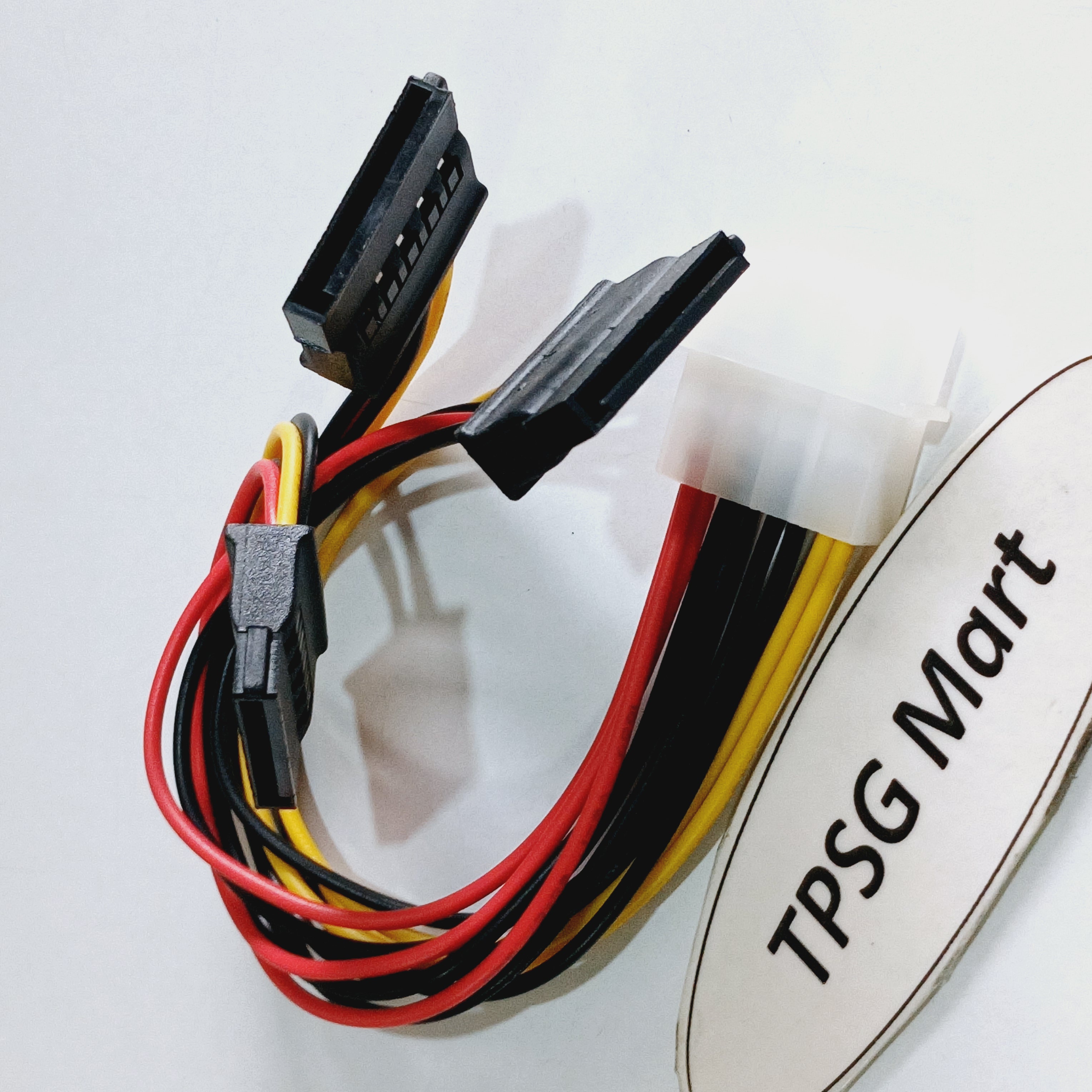 Cáp chuyển ATA ra SATA (3 đầu SATA) - Dài 15Cm (ATA Molex IDE 4 Pin)