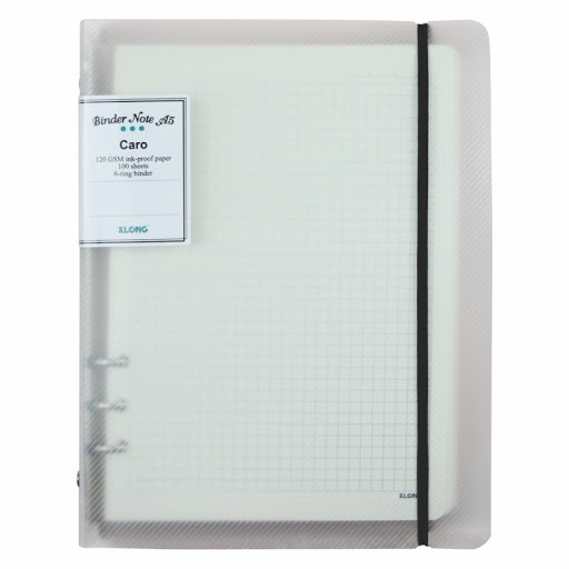 Sổ caro file nhựa kẹp còng a5 - 100 tờ ; ms: 994