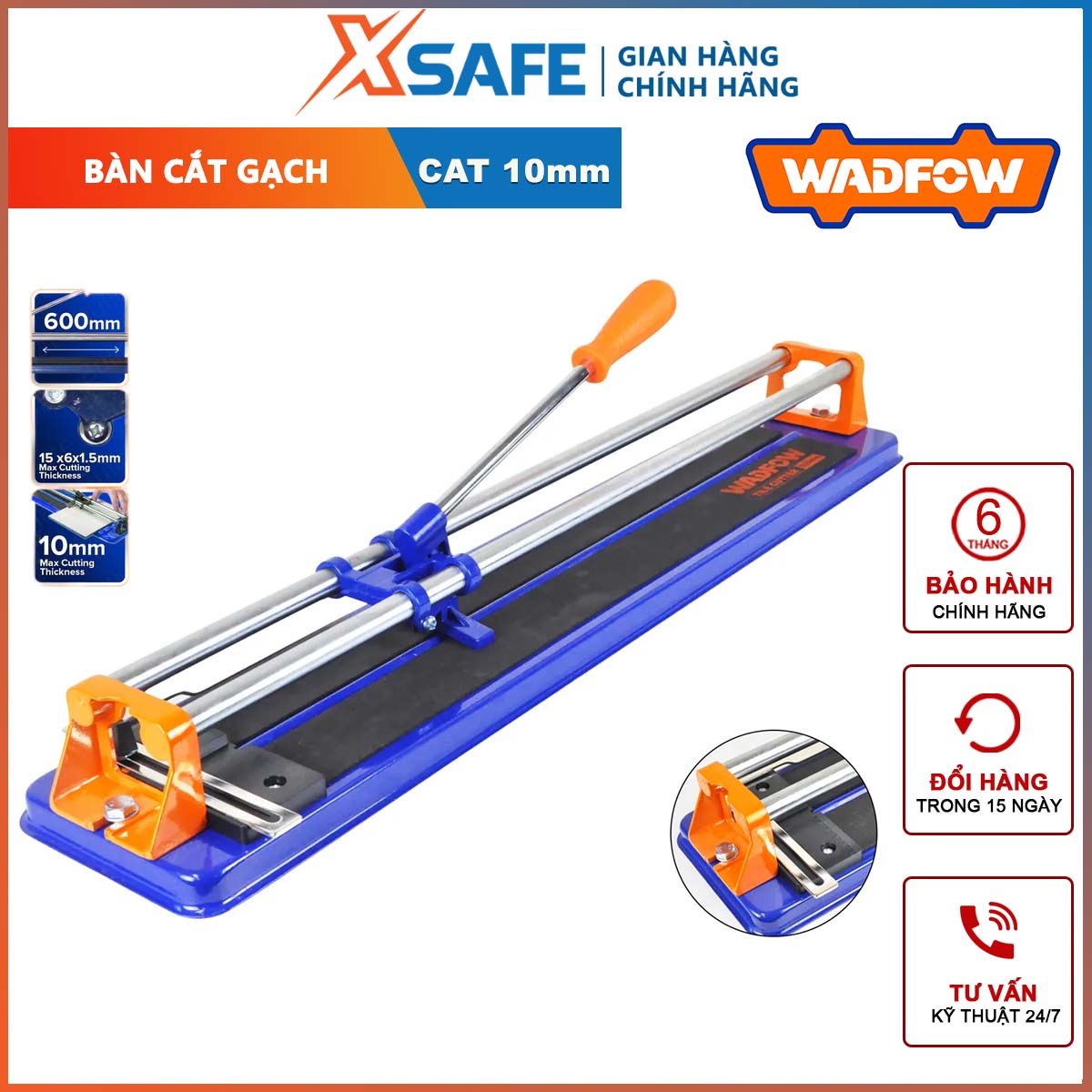 Wadfow 400-600mm hand push tile cutting table, 10mm max cutting thickness hand push board, tile cutting, stone tile, tile