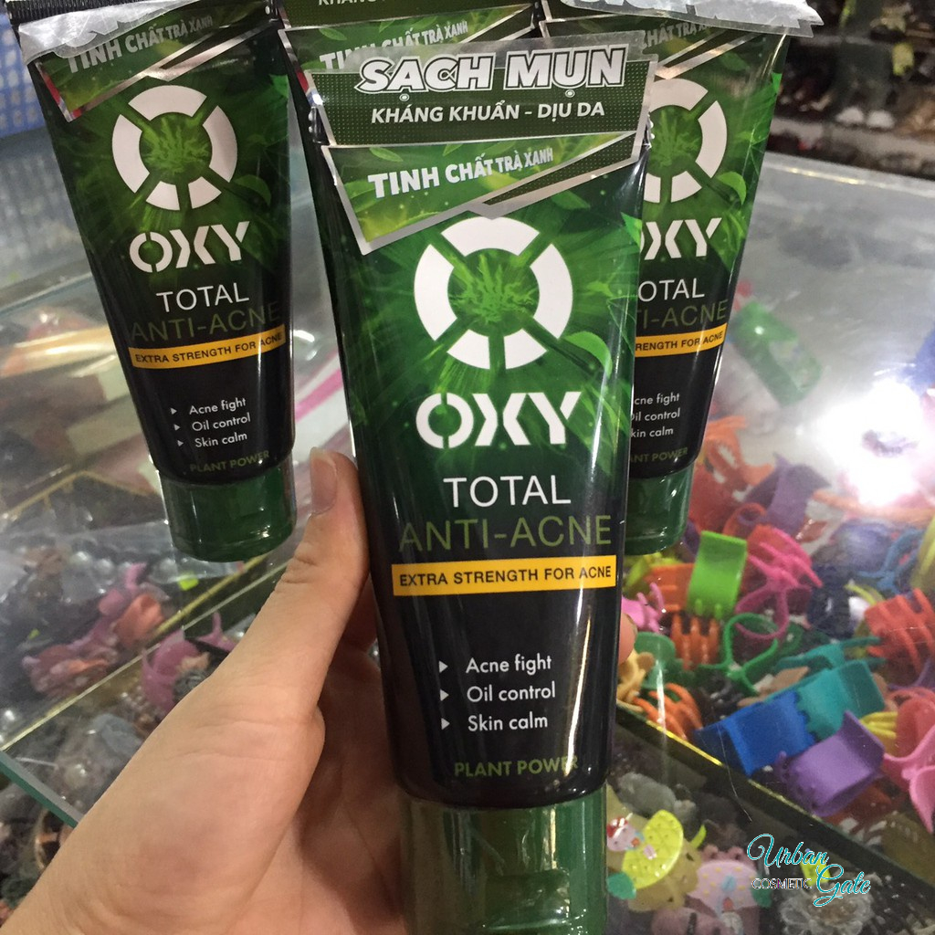 Facial Cleanser male oxygen White complete | total anti acne | deep wash | perfect cool wash 100g - SRM oxygen acne skin