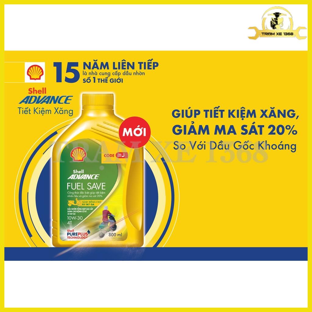 (Xe Ga 800ml) Dầu Nhớt Shell Fuel Save 10w30 SN Full Tổng Hợp Tiết Kiệm ...