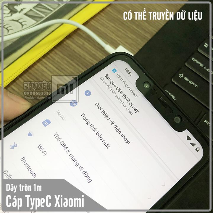 Cáp sạc Xiaomi Type-C USB 1M (Đen)