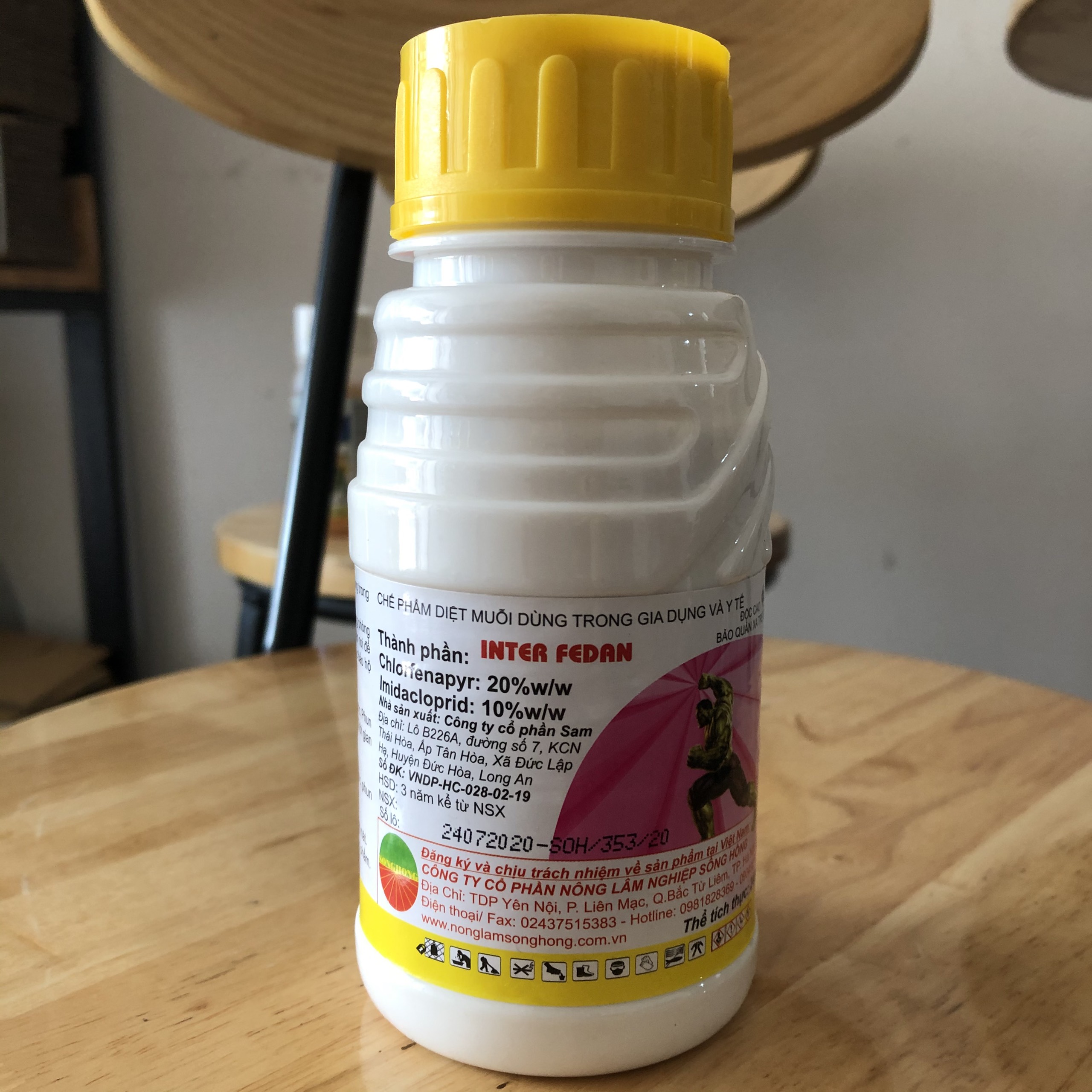 Chế phẩm diệt Sâu, bọ trĩ, chích hút Inter Fedan, 240ml
