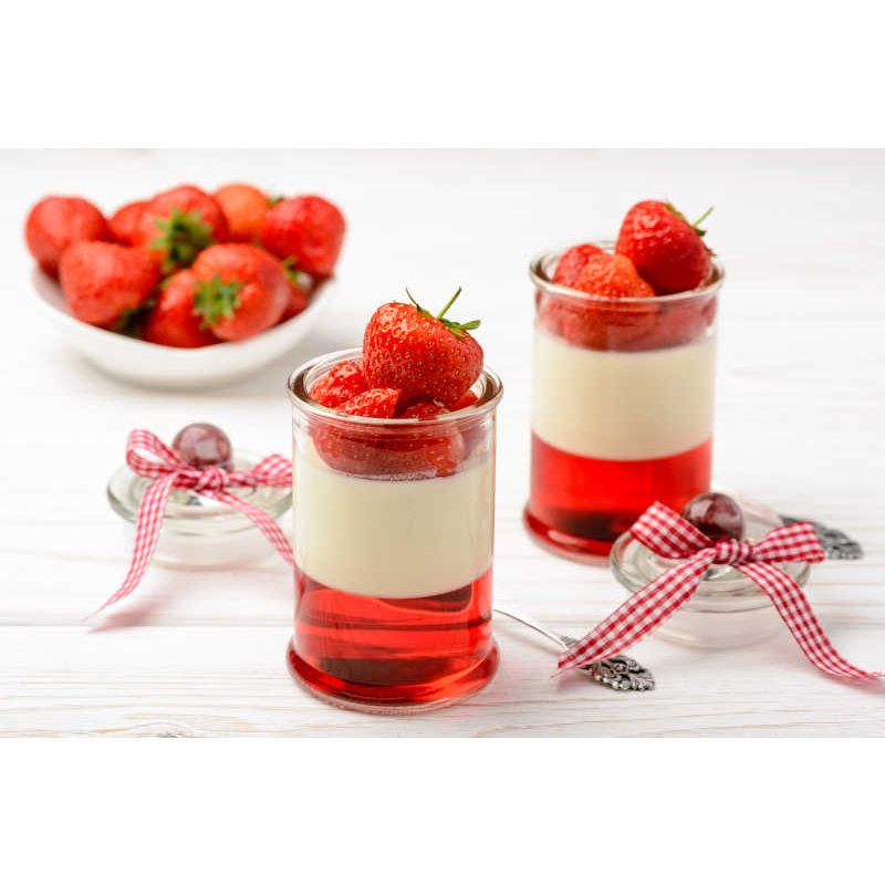 Bột Pudding Dâu Phù Hợp Làm Topping Cho Các Món Trà Sữa