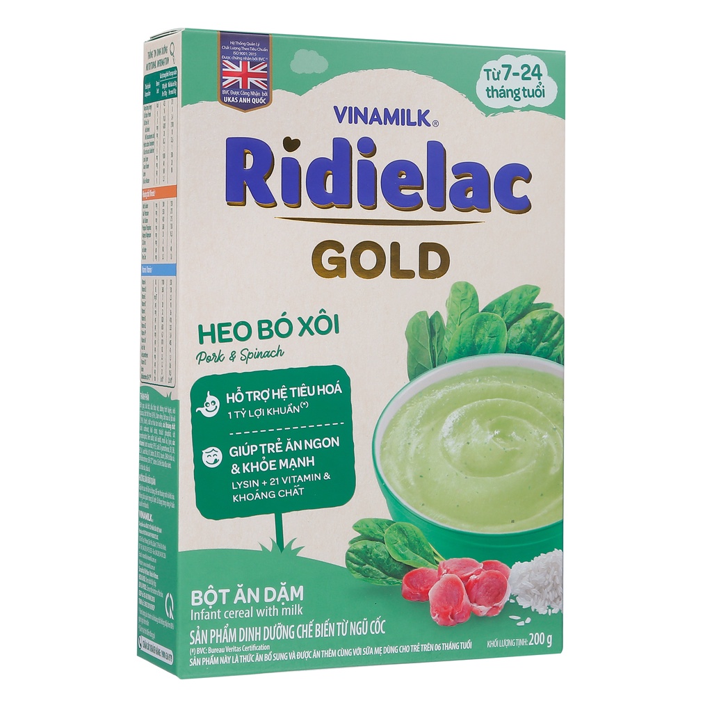 Bột ăn dặm Ridielac Gold