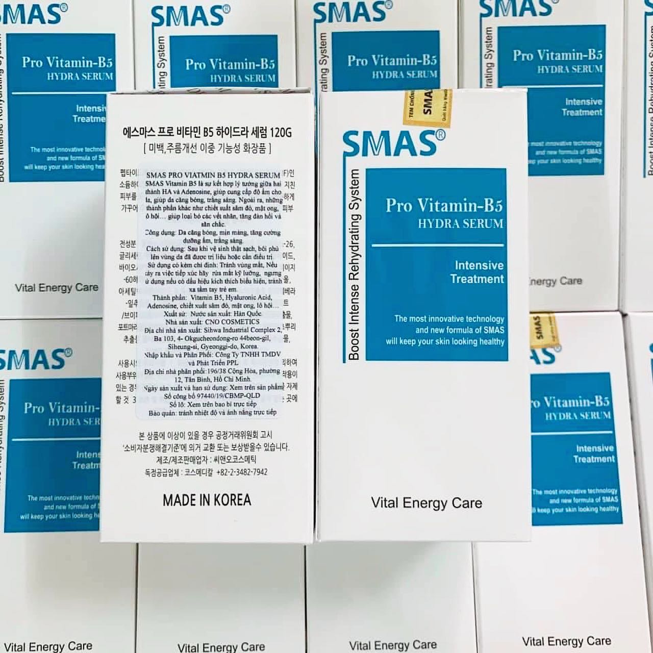[HÀNG CHÍNH HÃNG] Tinh Chất Phục Hồi, Cấp Ẩm Smas Pro Vitamin B5 Hydra Serum