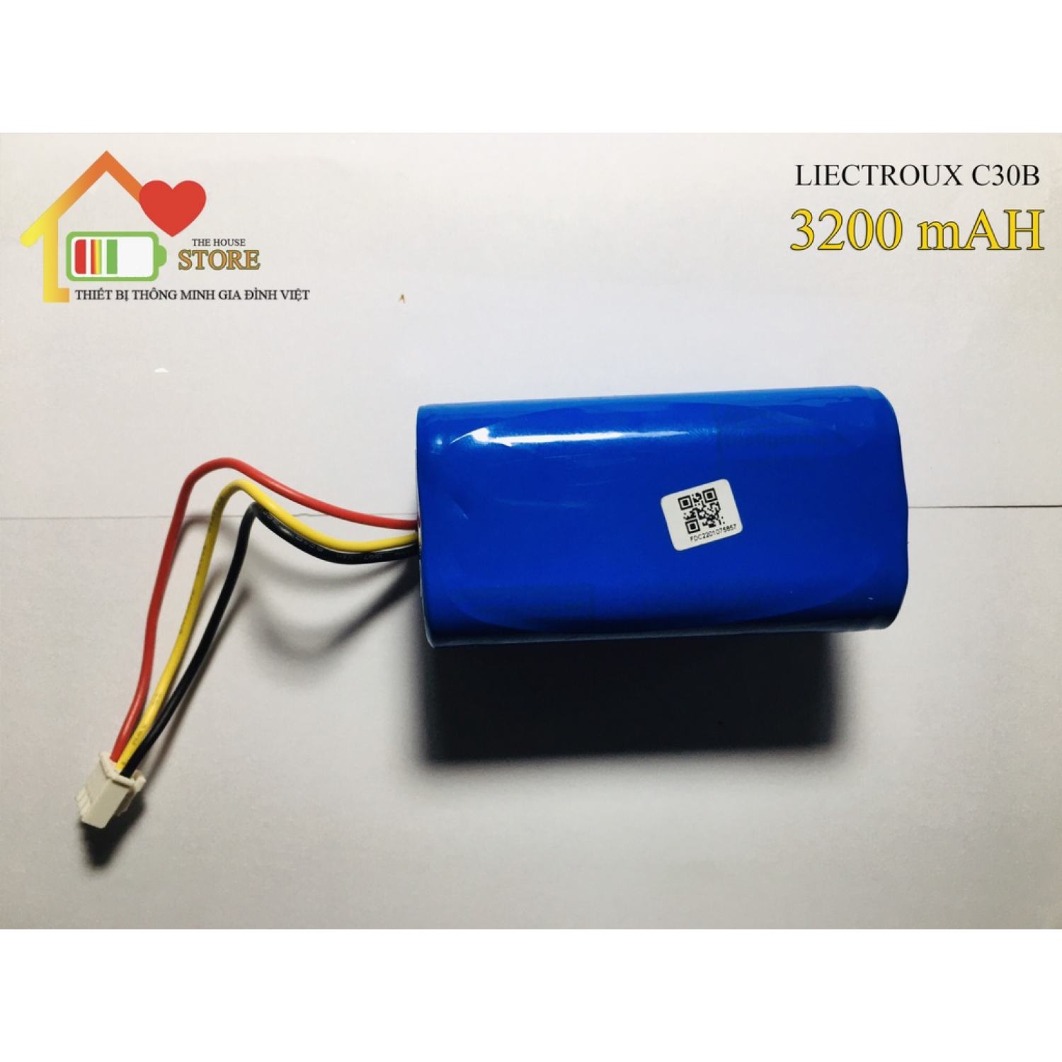 PIN ROBOT HÚT BỤI LIECTROUX C30B NÂNG CẤP ( DUNG LƯỢNG CAO 3200 mAH HÃNG LG)