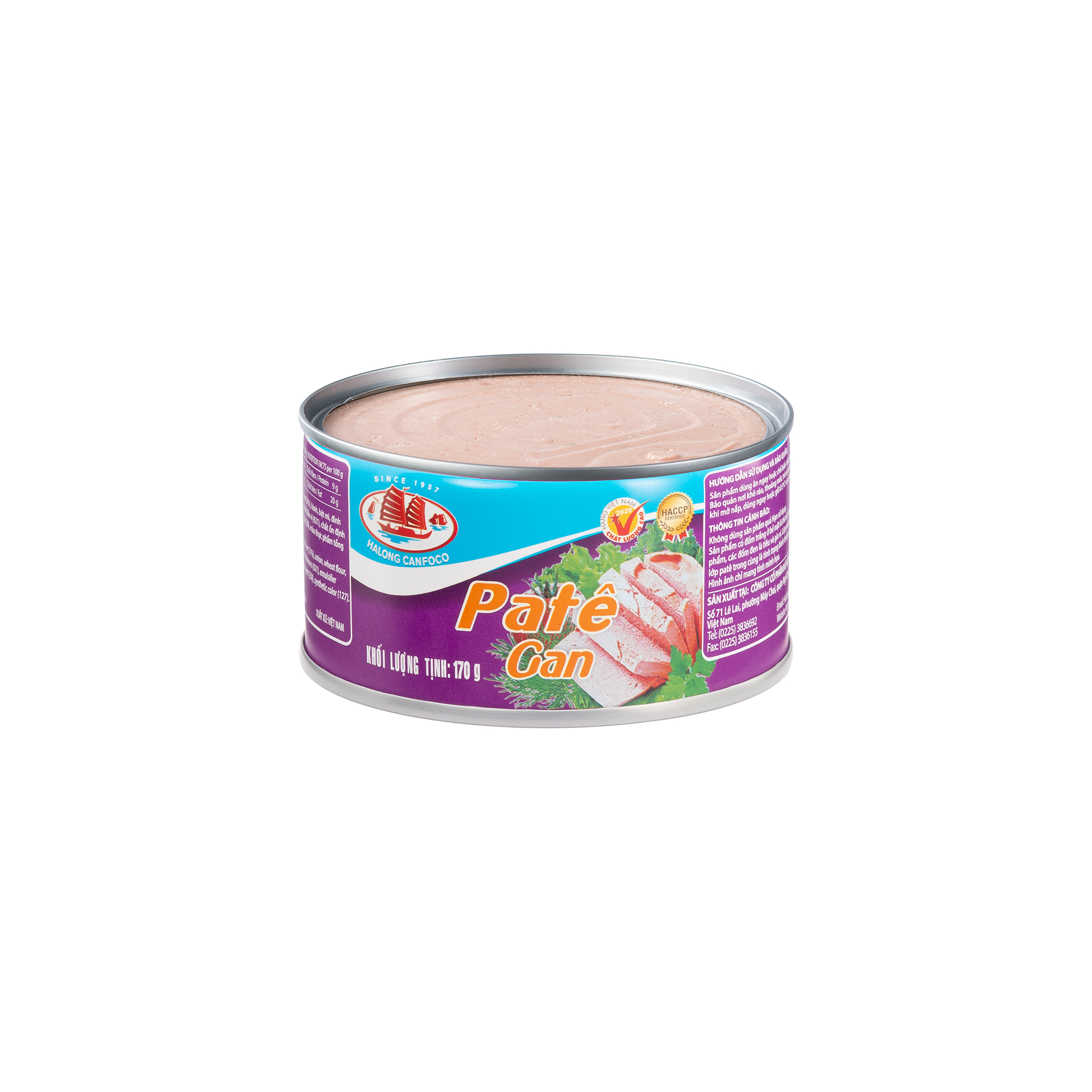 Pate gan heo 170g - Đồ Hộp Hạ Long
