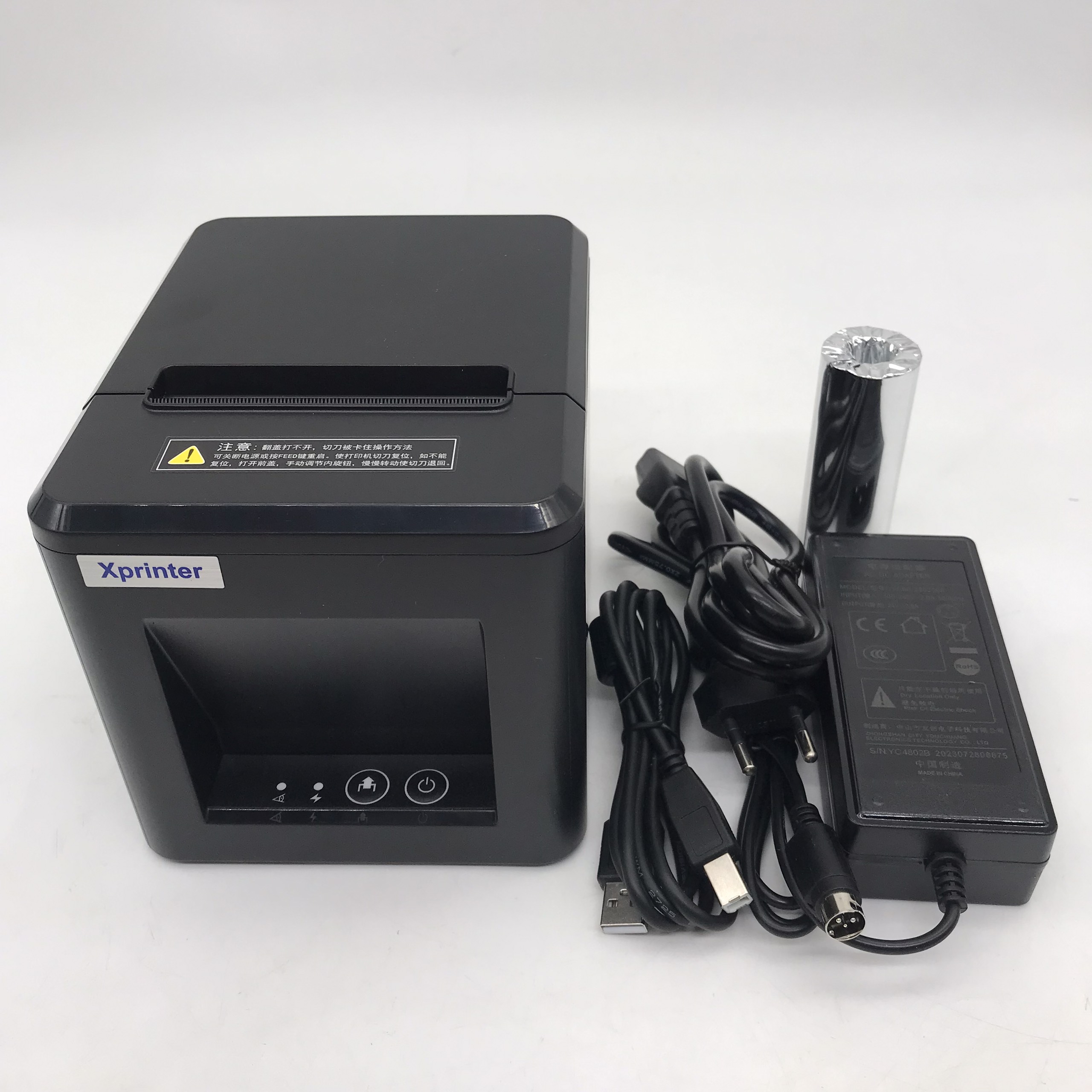 Máy in hóa đơn, in bill Xprinter XP-T80A in từ máy tính và điện thoại