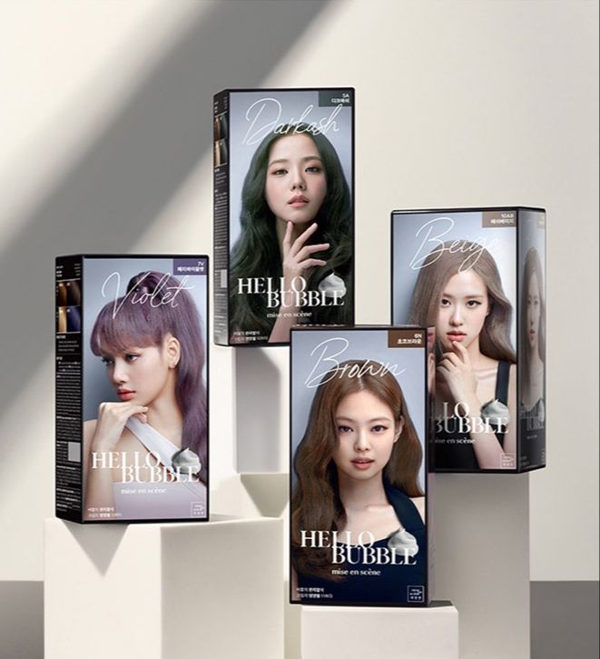 Gội Nhuộm Tóc Dạng Bọt Miseen Scène Hello Bubble Foam Color
