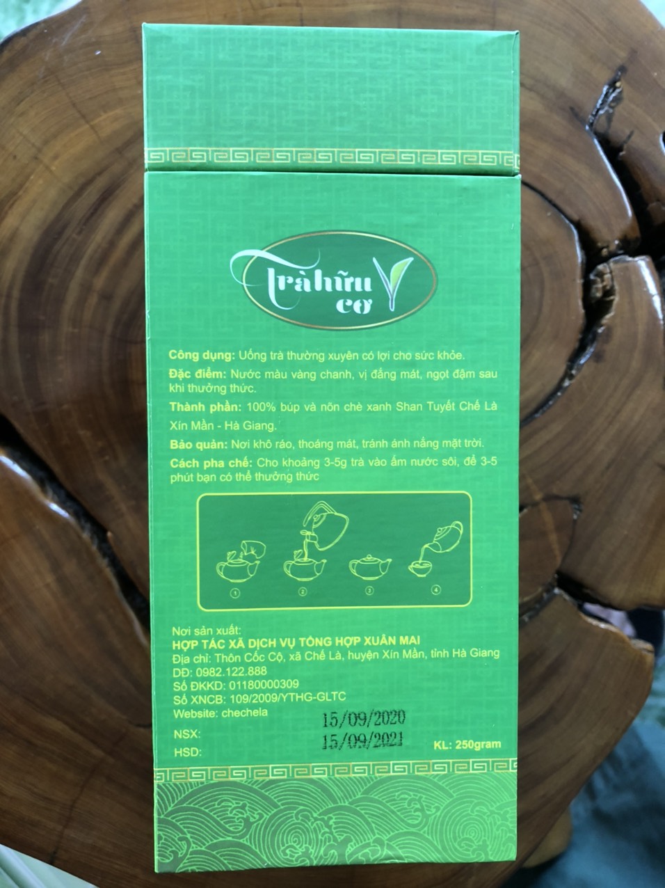 Trà Shan Tuyết Chế Là (250g) - Trà Cổ Thụ Hà Giang