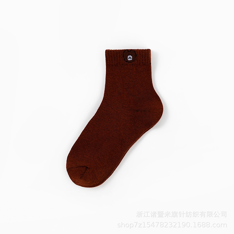 COMBO 10 Đôi Tất Gấu Cổ Ngắn (kèm túi gấu)