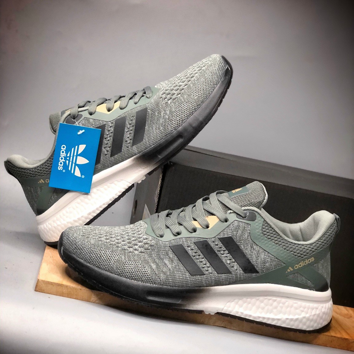 GIÀY NAM ADIDAS PHẢN QUANG FULL BOX