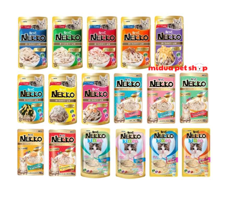 [Hoàn Tiền 10%] combo 24 Pate Nekko mix vị 70g