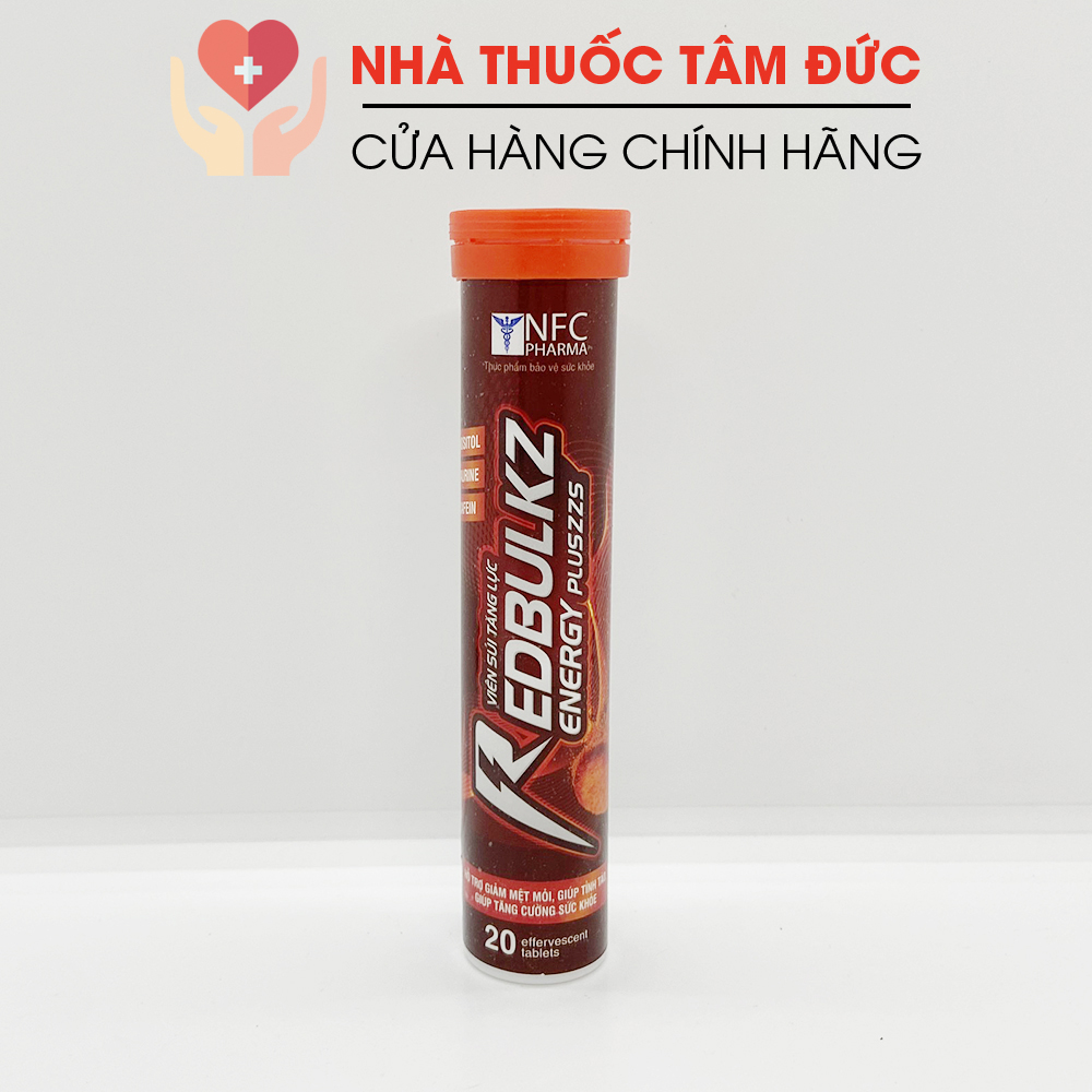 [HCM]Viên sủi tăng lực ZSS+ Trâu đỏ vitamin C B PP tăng sinh lực giúp tỉnh táo giảm mệt mỏi tăng cường sức đề kháng - 20 viên